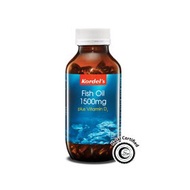 KORDEL'S FISH OIL 1500MG plus VITAMIN D3 120'S