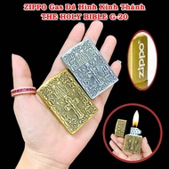 HỘP QUẸT - BẬT LỬA ZIP-PO HÌNH KINH THÁNH THE HOLY BIBLE