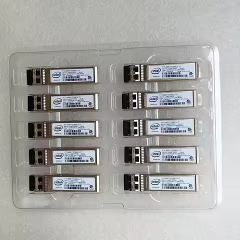 Intel 10GbE AFBR 709DMZ-IN3 SFP-10G-SR 10GBASE-SR Optic Transceiver Module 850nm Optical Transceiver