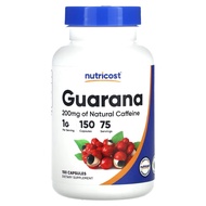 Nutricost Guarana, 150 Capsules (500 mg per Capsule)