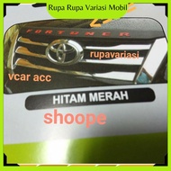 MESIN List hood houd molding hodlist front hood car toyota all new fortuner 2016 to 2021 vrz black b