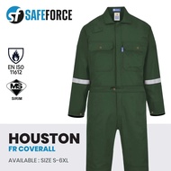 Houston Coverall 1" Reflector - Fire Resistance Coverall (FRC) PPE With Silver Reflector ISO11612