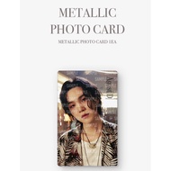 BTS SUGA AGUST D OFFICIAL MERCH D-DAY METALIC PHOTOCARD