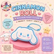 Cinnamon Roll Keychain Clicker Fidget