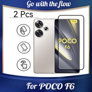 POCO F6 5G 2 Pcs Tempered Glass Screen Protector For Xiaomi POCO F6 C65 X6 M6 X5 C40 M4 Pro 4G 5G 9D