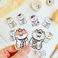 招財貓系列-食物貼紙包
