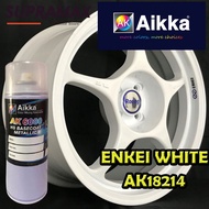 [Sport Rim Paint ENKEI WHITE AK18214] AIKKA Sport Rim 2K Paint DIY Cat Tin Spray Sport Rim Cat Keret