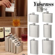 YUSENSS Liquor Flask Drinking Bottle Leakproof Portable Whiskey Holder