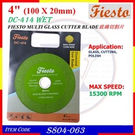 4" X 1.4 X 20mm CB- FIESTO MULTI GLASS CUTTER BLADE - S804-063