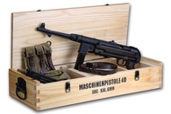 2館 SRC MP40 SR-40 CO2槍 豪華版 ( BB槍BB彈玩具槍步槍黃油槍斯登衝鋒槍二戰德國美國傘兵卡賓槍