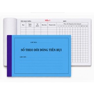 A4 money binding tracking book