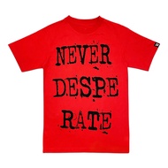 NEVER DESPERATE-RED