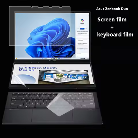 For ASUS Zenbook Duo 2024/2025 keyboard film 14-inch dual-screen notebook UX8406CA screen protective