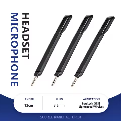 Replacement Microphone Professional Clear Noise Reduction Mic Replacement for Logitech G733 Lightspe