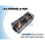AUDIOBANK AB-11SM PURE COPPER FUSE HOLDER WITH 80A MINI ANL FUSE