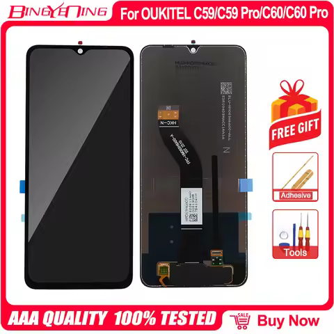 Original For Oukitel C59/C59 Pro/C60/C60 Pro C61/C61 Pro LCD & Touch Screen Digitizer Display Screen