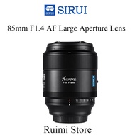 Sirui 85mm f1.4 AF Large Aperture Portrait Lens | Full Frame Fixed Focus | For E/XF/Z Mirrorless Cam