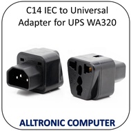 C14 IEC WA 320 to Universal Adaptor for UPS Black WA320