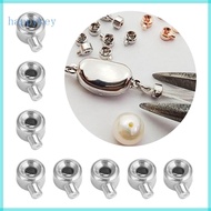HAP 20 PCS Fade Resistant Clasps Stainless Steel Stopper Spacer Beads Crimp End Bead