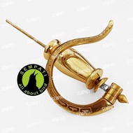 GANTUNGAN Um57 gfd-6 SEMPATI Folding Cage Hanger Cungkok Brass Fullset Pawn PCMI Gold Hook Bird Cage