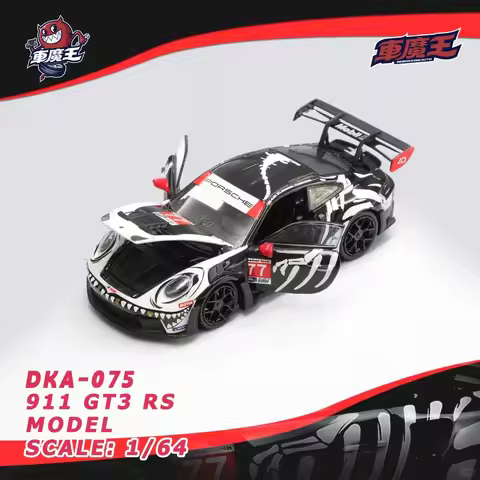 Demon King AUTO 1:64 911 GT3 RS RWB 930 Alloy Diecasting Car Model Collection Gift