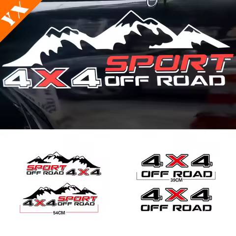 For GWM Great Wall Wingle 5 Fengjun 5 2011-2022 Car Side Door Stickers Rear Door Side Sticker 4x4 Of