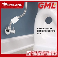 GML ANGLE VALVE CHROME GEMFC 735