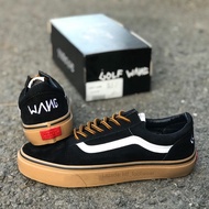 Sepatu Sneakers Oldskool Golf Wang Black Gum