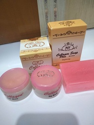 paket collagen - sabun + cream siang & malam