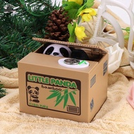 JEREMY1 Coin Box Kids Cat Panda Thief Stealing Automatic ATM Toy