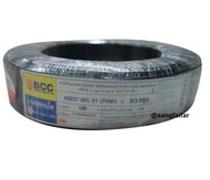 BCC สายไฟ THW 4 SQ.MM ความยาว 100 เมตรเต็ม ยี่ห้อ บางกอกเคเบิ้ล เลือกสีข้างใน