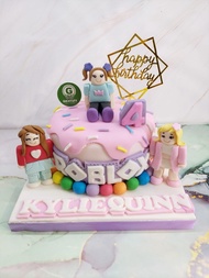 cake roblox girl / kue ulang tahun