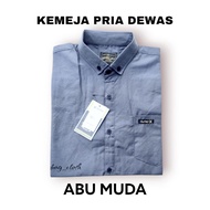 KEMEJA PRIA LENGAN PENDEK WARNA DUSTY PINK TERLARIS 2025
