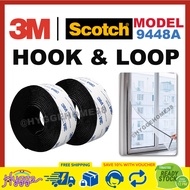 3M 9448A Hook and Loop Velcro Tape Fastener With Adhesive For Photo Frame Mosquito Net Reattached De