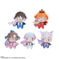 預訂 日本直送 Eva 新世紀福音戰士 × Sanrio 三麗鷗 吊飾公仔 明日香 凌波麗 薫 碇真嗣 玉桂狗 布甸狗 水怪 Melody Kuromi Figure 景品 包送港