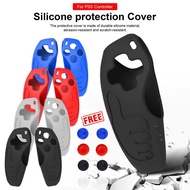 ซิลิโคน จอย PS5 PlayStation 5 Silicone Gamepad Cover Case For PS5 + 2 Joystick Cap For PS5 Controller Game Accessories