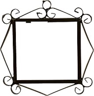 House Numbers, Italian Ceramic Numbers & Letters Tiles Orange Rose Design, Frame Size: 15cm x 15cm (