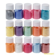 15 Colors Mica Powder Epoxy Resin Dye Pearl Pigment Natural Mica Mineral Powder