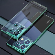 สำหรับ OPPO Reno13 Pro 12 13Pro Reno13 Reno13Pro Reno13Pro Oppo 4G 5G เคสโทรศัพท์โปร่งใสเคลือบหรูหรา