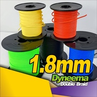 Dyneema 1.8mm Speargun Line Tali Untuk Paser Panah Ikan Double Braided spektra kuat Kaku Barang impo