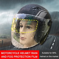 Transparent Motorcycle Helmet Waterproof Lens Film Protection Film Lens Sticker Helmet Anti Fog Film