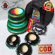 Rebana Alat Musik Rebana Qasidah Satu Set Bonus Tas Rebana