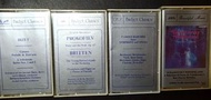 Classical Audio Cassettes: 1. BIZET - Carmen/L'Arlesienne;  2. PROKOFIEV - Peter and the Wolf,  BRITTEN - The Young Person's Guide to the Orchestra; 3; Famous Marches from Symphony and Opera；4.  TCHAIKOVSKY WONDERLAND