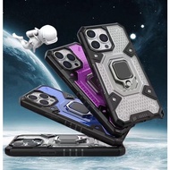 iPhone 13 / 13 Pro / 13 Pro Max / 13 Mini Rugged Shield Armour Ring Stand Phone Case Casing Cover