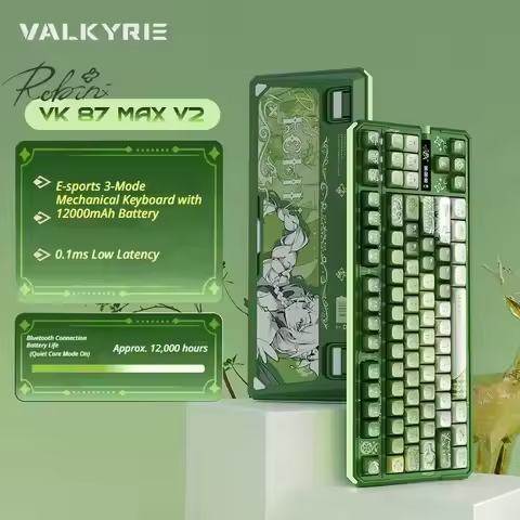 VALKYRIE VK87 MAX V2 Wireless Keyboard Dual 8k Gaming Mechanical Keyboard RGB TFT Screen LOKI MERLIN