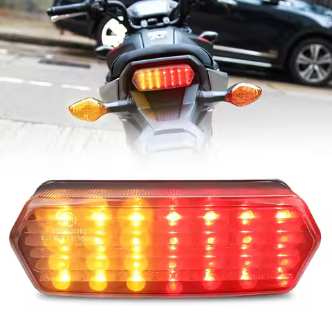 Motorcycle LED Tail Light Driving Turn Signal Brake Lamp for Honda MSX/Grom 125 CB CBR 650 F CBR650F