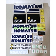 Dozer Sticker Komatsu D65P Decal Sticker