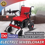 Electric Wheelchair Kerusi Roda Elektrik ringan Lightweight Foldable Travel Transport Auto Motor Whe