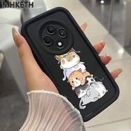 MHKETH Case For OPPO Reno 12F 4G 12F 5G F27 5G Cute Cartoon Cat Phone
