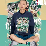 2024เสื้อยืดบาสเก็ตบอล ลาย Boston Celtics FINALS CHAMPION NBA สําหรับผู้ชาย และผู้หญิง เสื้อยืดพรีเม